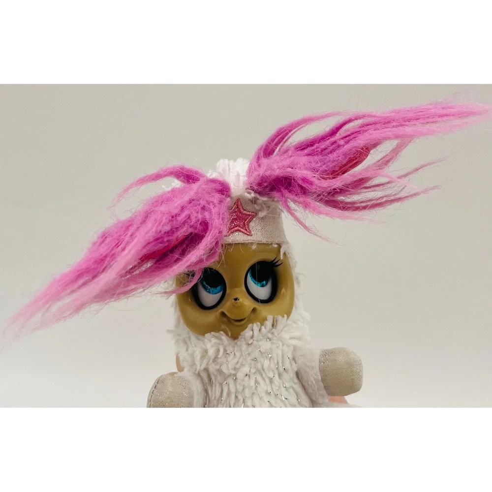Fur Babies World Princess Melina Bush Baby White Pink Plush Star 6